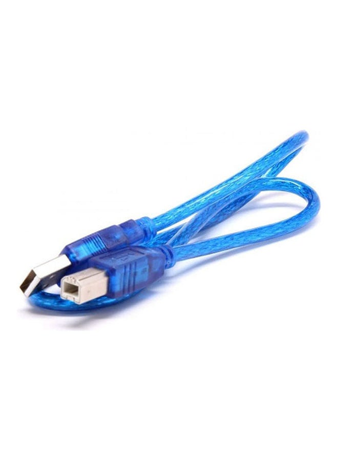 كابل USB قياسي A-B للوحات Arduino والطابعات